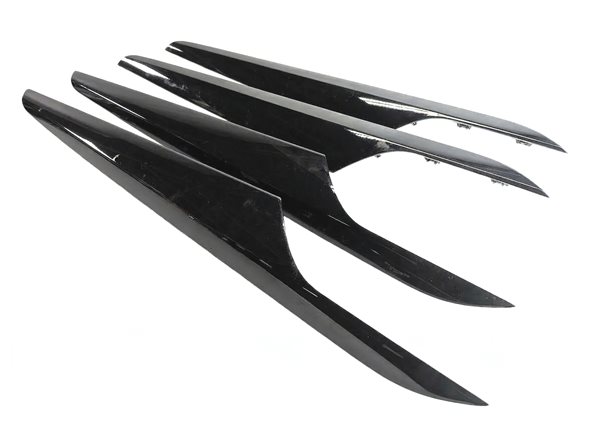 Thumbnail 4: 2014 BMW X1 (E84) INTERIOR FRONT DASH CENTER CONSOLE DOOR TRIM SET/6 (Black)