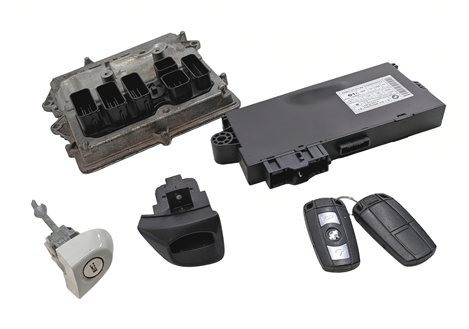 13-15 BMW 135i X1 (E84 E87) 3.0L N55 ECM DME CAS-3 IMMOBILIZER MODULE KEY SET