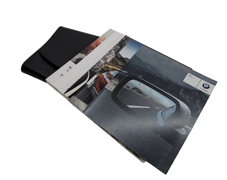 2014 BMW X1 (E84) 3.0L (N55) ENGINE OWNER'S MANUAL BOOKLET SET w/ LEATHER CASE