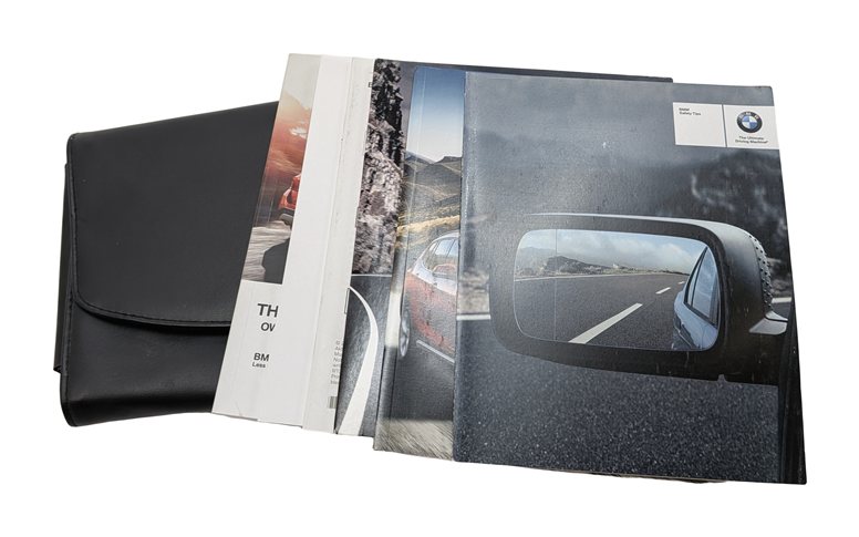 Thumbnail 2: 2014 BMW X1 (E84) 3.0L (N55) ENGINE OWNER'S MANUAL BOOKLET SET w/ LEATHER CASE