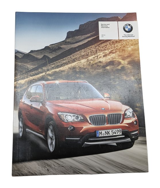 Thumbnail 4: 2014 BMW X1 (E84) 3.0L (N55) ENGINE OWNER'S MANUAL BOOKLET SET w/ LEATHER CASE