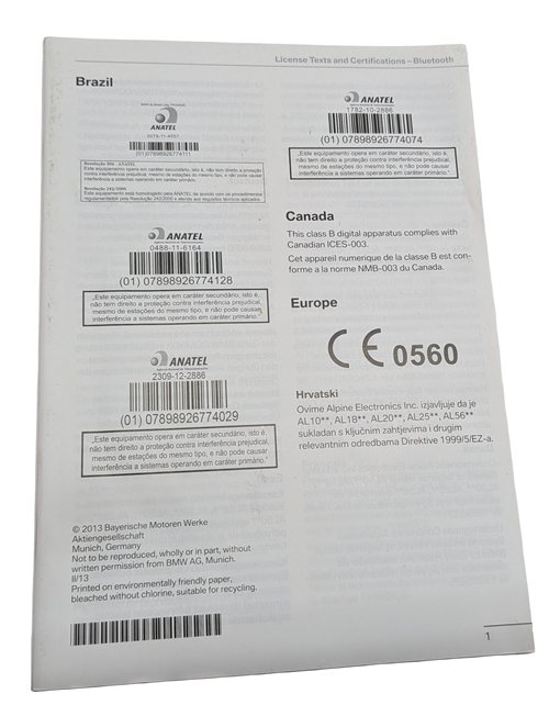 Thumbnail 6: 2014 BMW X1 (E84) 3.0L (N55) ENGINE OWNER'S MANUAL BOOKLET SET w/ LEATHER CASE
