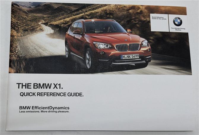 Thumbnail 7: 2014 BMW X1 (E84) 3.0L (N55) ENGINE OWNER'S MANUAL BOOKLET SET w/ LEATHER CASE