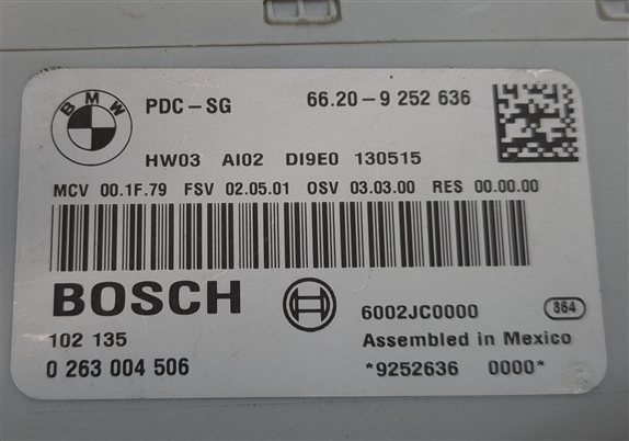 Thumbnail 6: 2012-2015 BMW X1 (E84) PDC PARK ASSIST DISTANCE SENSOR CONTROL MODULE COMPUTER