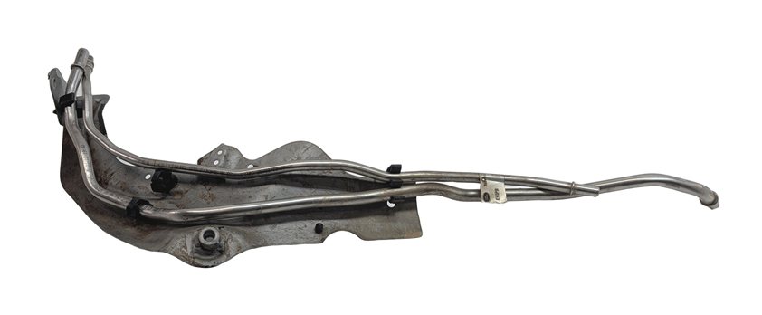 Thumbnail 3: 2014 LAND ROVER LR4 (L319) FUEL FEED VAPOR LINE w/ HEAT SHIELD BRACKET