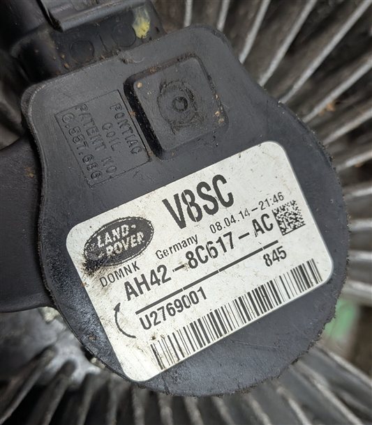 Thumbnail 7: 10-18 RANGE ROVER SPORT (L320 L322 L405 L494) SUPERCHARGED COOLING FAN w/ CLUTCH