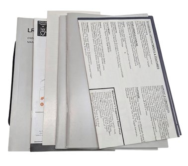Thumbnail 2: 2014 LAND ROVER LR4 (L319) 3.0L OWNER'S MANUAL BOOKLET SET w/ LEATHER CASE