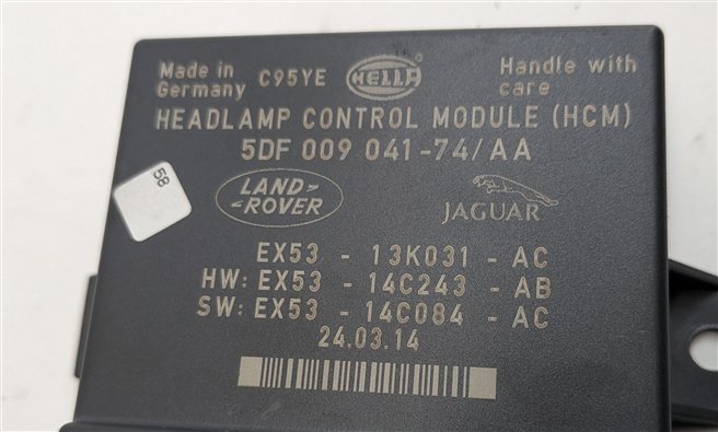 Thumbnail 6: 14-16 LAND ROVER LR4 ADAPTIVE HEADLIGHT RANGE CONTROL MODULE LEFT FENDER MOUNTED