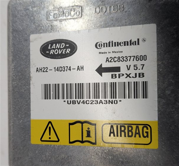 Thumbnail 6: 2010-2014 LAND ROVER LR4 SRS MAIN PRIMARY BAG CONTROL MODULE COMPUTER
