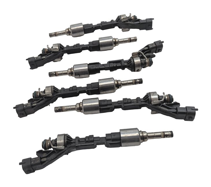 Thumbnail 2: 13-19 XE XF XJ RANGE ROVER SPORT LR4 3.0L SUPERCHARGED ENGINE FUEL INJECTOR SET6