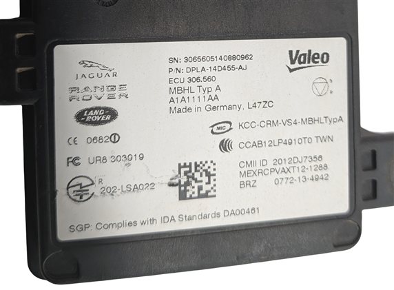 Thumbnail 6: 2014 LAND ROVER LR4 (L319) BLIND SPOT RADAR SENSOR CONTROL MODULE COMPUTER