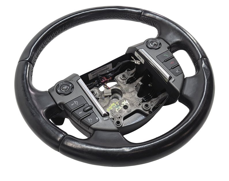 Thumbnail 1: 14-16 LAND ROVER LR4 HEATED STEERING WHEEL w/ SHIFT PADDLES CONTROL SWITCHES