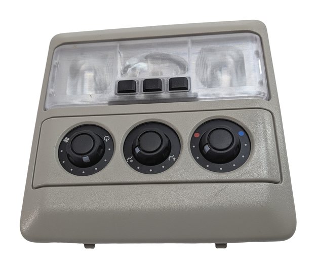 Thumbnail 2: 2014 LAND ROVER LR4 (L319) REAR OVERHEAD CONSOLE w/ HVAC CONTROLS (Almond)
