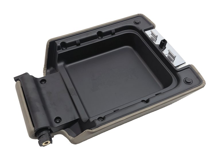 Thumbnail 5: 2010-2016 LAND ROVER LR4 L320 FRONT CENTER CONSOLE ARMREST LID COVER (Almond)