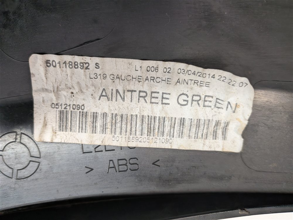 Thumbnail 7: 2014 LAND ROVER LR4 (L319) FRONT LEFT DRIVER FENDER FLARE WHEEL ARCH (Green)