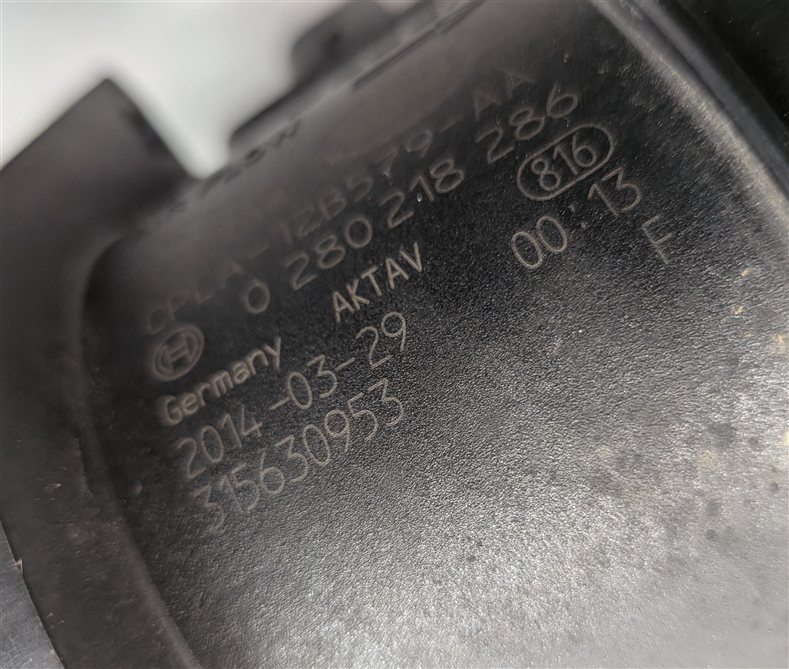 Thumbnail 8: 2013-2019 JAGUAR LAND ROVER F-TYPE XF LR4 ROVER SPORT MASS AIR FLOW SENSOR