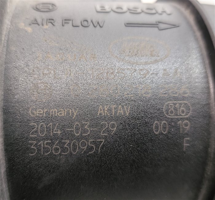 Thumbnail 6: 2013-2019 JAGUAR LAND ROVER F-TYPE XF LR4 ROVER SPORT MASS AIR FLOW SENSOR