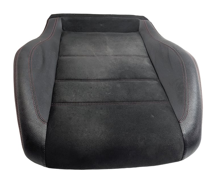 Thumbnail 2: 14 MERCEDES C350 (W204) AMG FRONT LEFT LOWER SPORT SEAT w/MEMORY HEAT (Black)