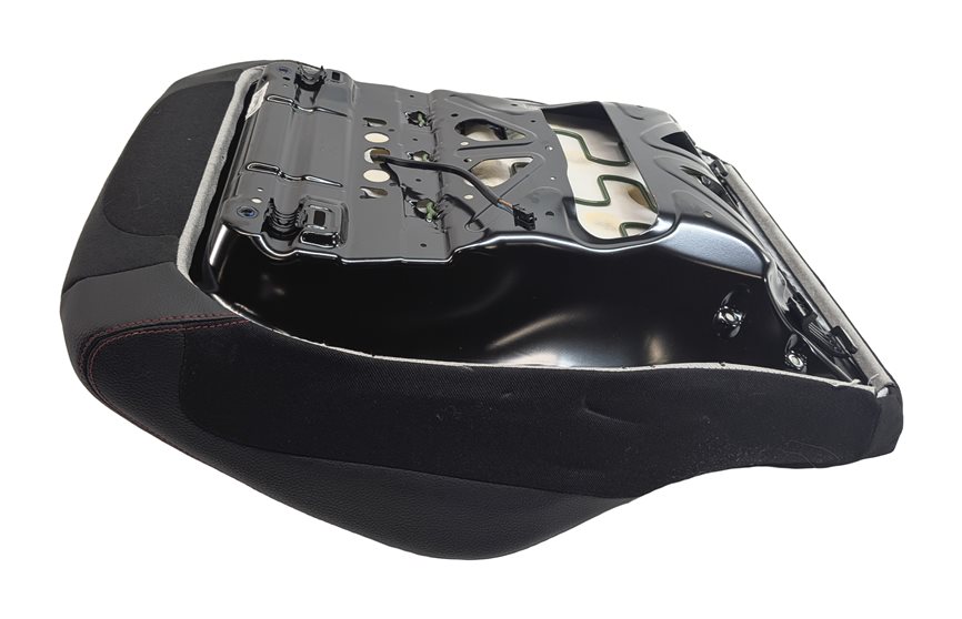 Thumbnail 5: 14 MERCEDES C350 (W204) AMG FRONT LEFT LOWER SPORT SEAT w/MEMORY HEAT (Black)