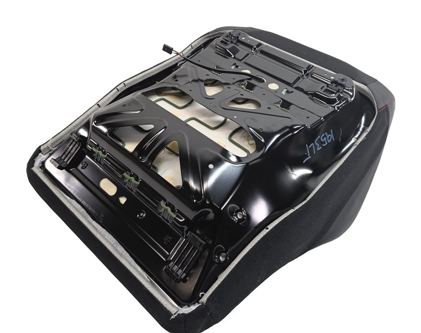 Thumbnail 6: 14 MERCEDES C350 (W204) AMG FRONT LEFT LOWER SPORT SEAT w/MEMORY HEAT (Black)