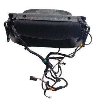 Thumbnail 5: 14 MERCEDES C350 (W204) AMG FRONT LEFT UPPER SPORT SEAT w/MEMORY HEAT (Black)