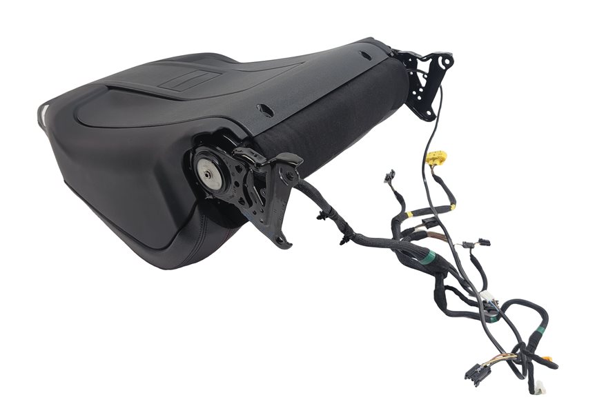 Thumbnail 6: 14 MERCEDES C350 (W204) AMG FRONT LEFT UPPER SPORT SEAT w/MEMORY HEAT (Black)