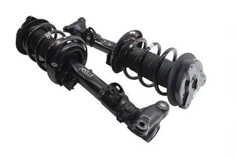 08-15 MERCEDES C-CLASS (W204) RWD FRONT LEFT & RIGHT SPORT SHOCK STRUT SET 2