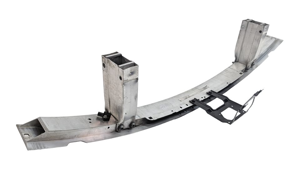 Thumbnail 4: 12-15 MERCEDES C CLASS (W204) FRONT BUMPER REINFORCEMENT IMPACT BAR w/BRACKETS