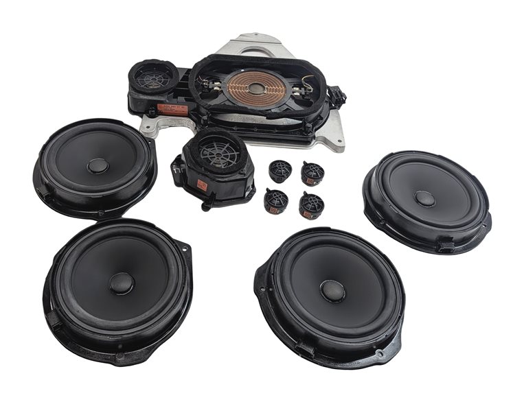 Thumbnail 2: 2014 MERCEDES C350 (W204) RADIO STEREO LOGIC 7 SOUND SYSTEM SPEAKER SET/10