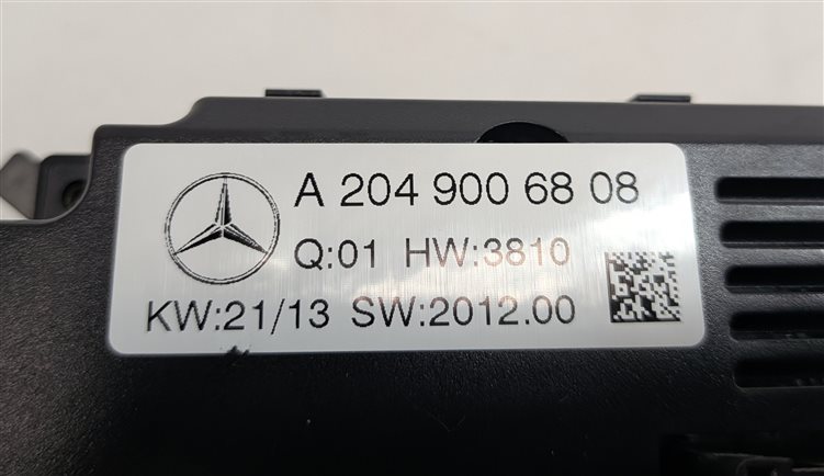 Thumbnail 8: 2013-2015 MERCEDES C GLK CLASS (W204 X204) FRONT HEATER A/C TEMPERATURE CONTROL