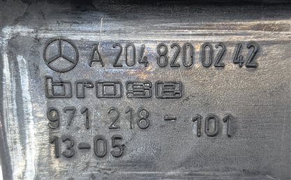 Thumbnail 8: 08-16 MERCEDES C E CLASS (W204 W212) RIGHT FRONT PASSENGER POWER WINDOW MOTOR