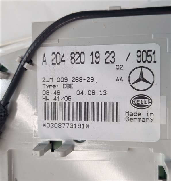 Thumbnail 10: 2014 MERCEDES C350 (W204) FRONT INTERIOR DOME MAP READING LIGHT LAMP (Black)