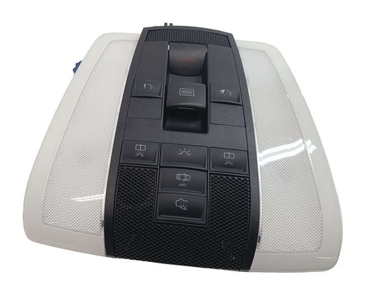 Thumbnail 2: 2014 MERCEDES C350 (W204) FRONT INTERIOR DOME MAP READING LIGHT LAMP (Black)