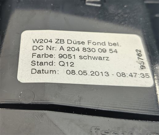 Thumbnail 8: 2014 MERCEDES C350 (W204) REAR CENTER CONSOLE HEAT AIR AC HVAC DUAL VENT (Black)