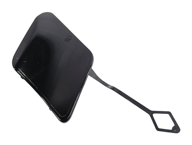 Thumbnail 3: 2014 MERCEDES C350 (W204) FRONT LOWER BUMPER TOW HOOK COVER TRIM (Black)