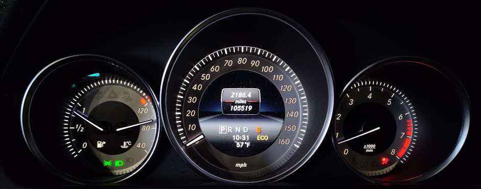 Thumbnail 2: 2014-2015 MERCEDES C CLASS (W204) SPEEDOMETER INSTRUMENT CLUSTER MPH (105k)