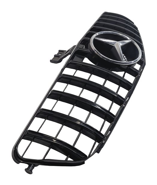 Thumbnail 6: 12-14 MERCEDES C CLASS W204 FRONT CENTER UPPER MAIN PRIMARY VENT GRILLE w/EMBLEM