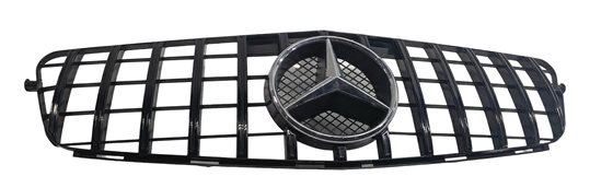 Thumbnail 7: 12-14 MERCEDES C CLASS W204 FRONT CENTER UPPER MAIN PRIMARY VENT GRILLE w/EMBLEM