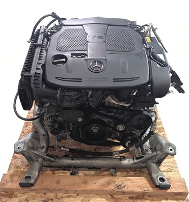 Thumbnail 2: 12-15 MERCEDES C350 (W204) 3.5L M276.957 ENGINE ASSEMBLY TESTED VIDEO (105k)