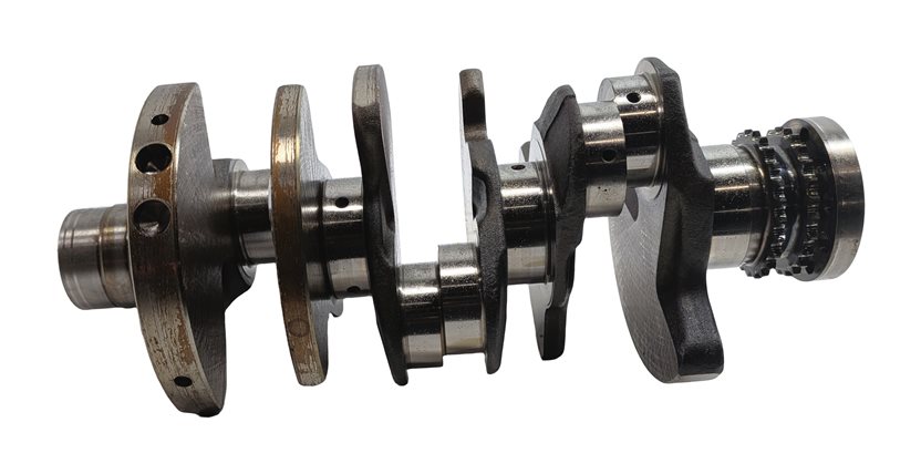 Thumbnail 2: 2014 AUDI Q5 (B8 8R) 3.0L SUPER (CTUC) ENGINE MOTOR CRANK SHAFT CRANKSHAFT