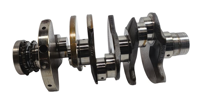 Thumbnail 4: 2014 AUDI Q5 (B8 8R) 3.0L SUPER (CTUC) ENGINE MOTOR CRANK SHAFT CRANKSHAFT