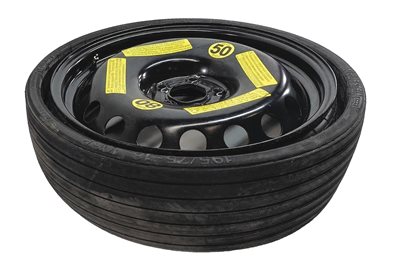 2009-2017 AUDI Q5 (B8 8R) 18x6 COLLAPSIBLE SPARE TIRE WHEEL RIM