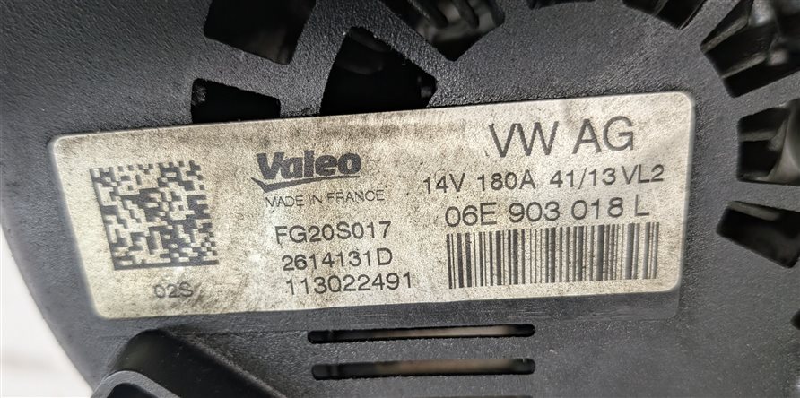 Thumbnail 6: 2013-2017 AUDI S4 S5 SQ5 Q5 (B8 8K 8T 8R) 3.0L 180 AMP ALTERNATOR POWER CHARGER