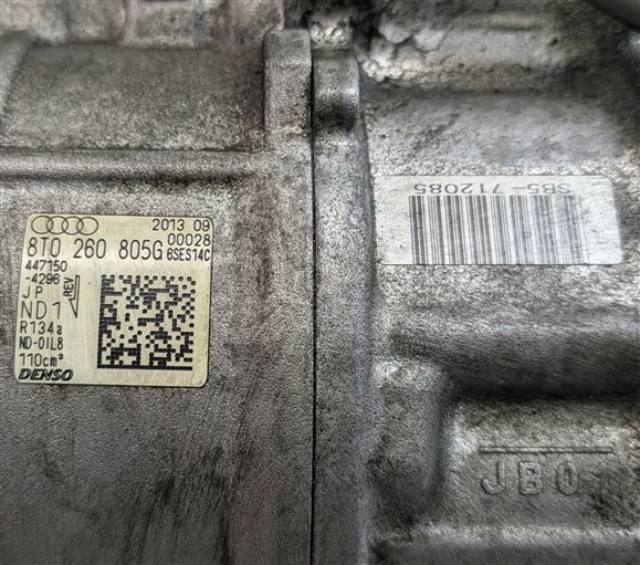 Thumbnail 7: 13-17 AUDI S4 S5 SQ5 Q5 (B8 8T 8R) 3.0L A/C AIR CONDITIONING COMPRESSOR PUMP