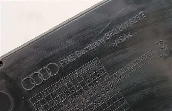 Thumbnail 6: 13-16 AUDI Q5 (B8 8R) FRONT LOWER BUMPER CENTER HONEYCOMB GRILLE (w/S-LINE)