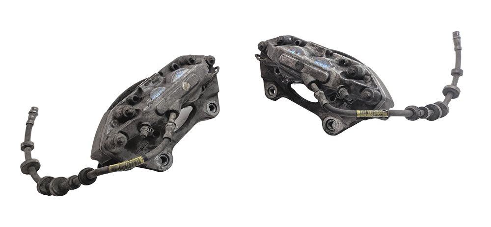 Thumbnail 5: 13-17 AUDI Q5 (B8 8R) FRONT LEFT RIGHT BREMBO BRAKE CALIPER SET-2 (345mm ROTOR)