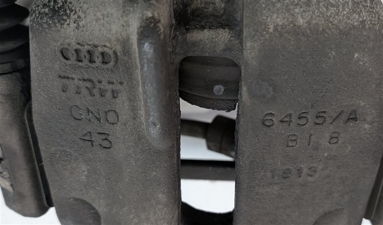 Thumbnail 7: 13-17 AUDI Q5 (B8 8R) REAR LEFT RIGHT BRAKE CALIPER ACTUATOR SET (12.99" ROTOR)