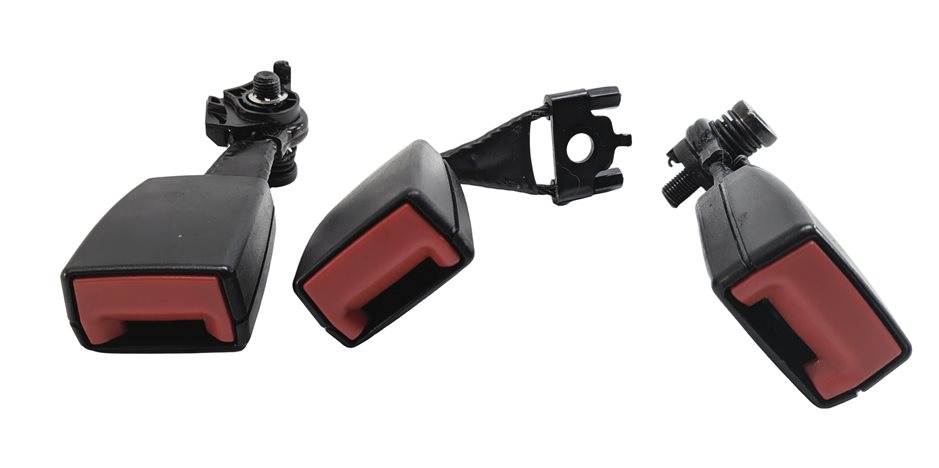 Thumbnail 2: 2014 AUDI Q5 (B8 8R) REAR LEFT CENTER RIGHT SEAT SEATBELT BUCKLE RECEIVER SET/3