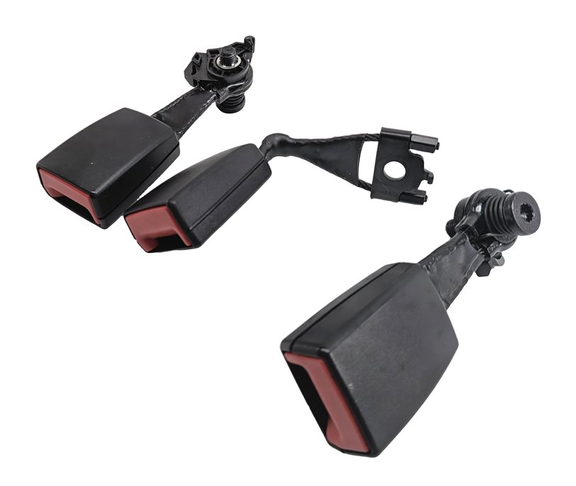 Thumbnail 3: 2014 AUDI Q5 (B8 8R) REAR LEFT CENTER RIGHT SEAT SEATBELT BUCKLE RECEIVER SET/3