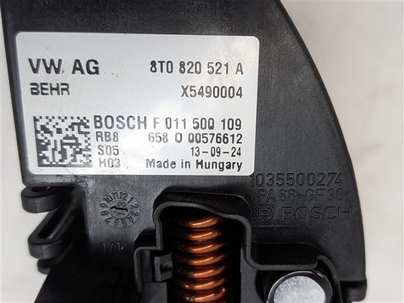 Thumbnail 7: 13-17 AUDI A4 S4 A5 S5 Q5 (B8 8K 8T 8R) FRONT HEATER A/C BLOWER MOTOR RESISTOR